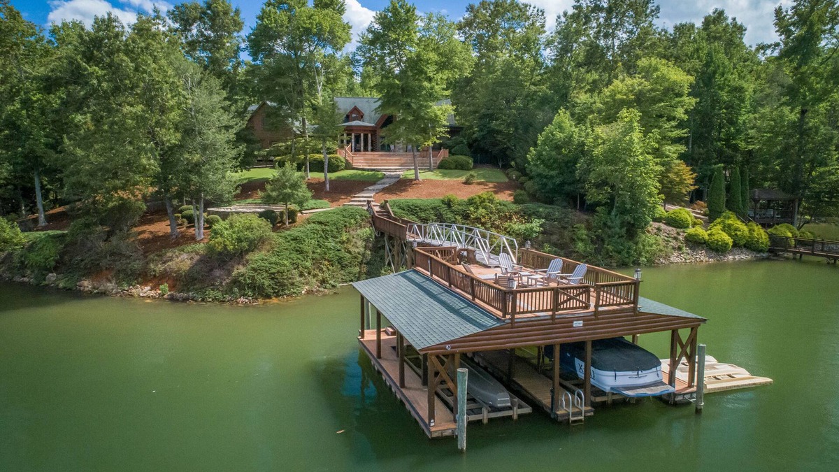 Nebo House | Easy Lakefront Access w/Dock, Firepit, & Mtn Views for Family Fun!