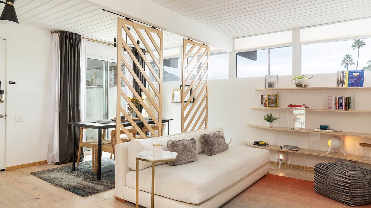 Twin Palms Condo | Eclectic updated condo in Mid-Century complex