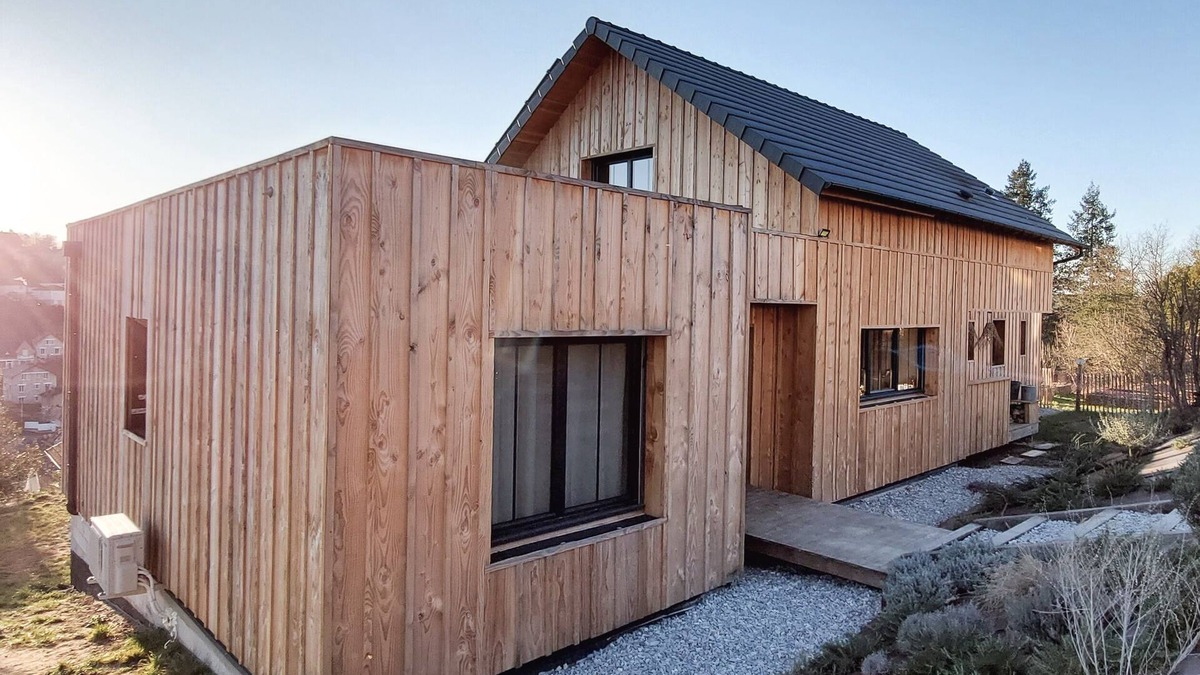 Brive-la-Gaillarde House | Eco-responsible wooden house