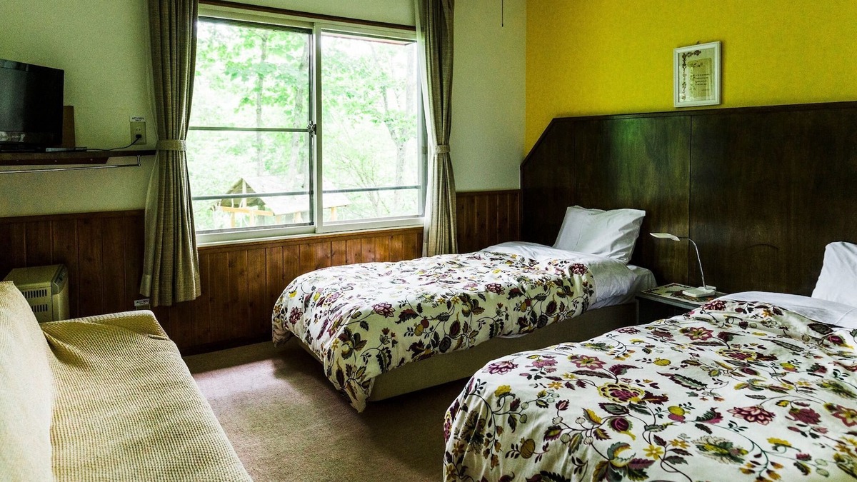Tateshina House | Economy twin room with bath 1F / Kitasaku-gun Nagano