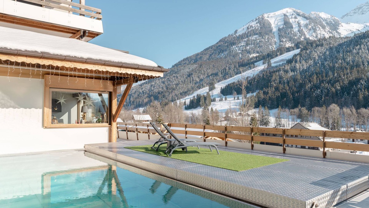 La Chapelle-d'Abondance Apartment | Eden View - 8p - private heated pool & sauna