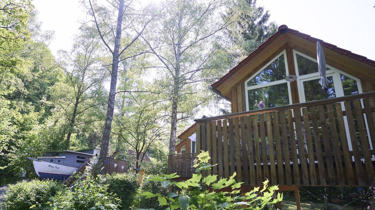 Bad Rodach Apartment | Einzigartiges Stelzenhaus mit Terrasse am Waldrand