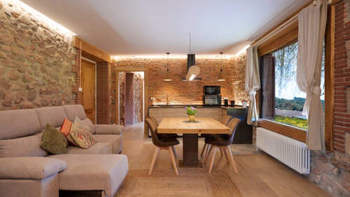 Arbucies Apartment | El Montseny - Habitación con Vistas Dentro de Masía Rural