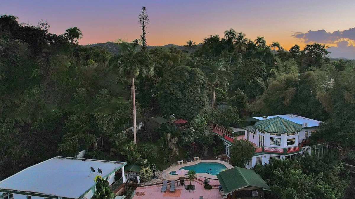 Canovanas Villa | El Yunque Rainforest Villa with Pool, Outdoor Kitchen & View