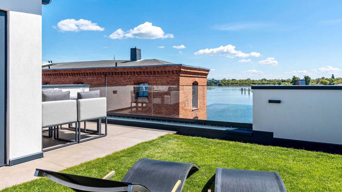 Wittenberge Apartment | ELBE.6 - Stylish flat directly on the Elbe