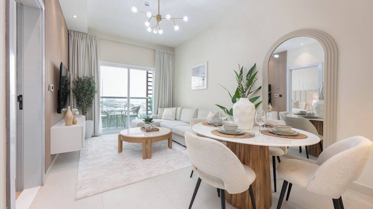 Jumeirah Village Triangle Apartment | Elegant 1-Bedroom Apartment in Jumeirah Village Triangle with Balcony Bliss