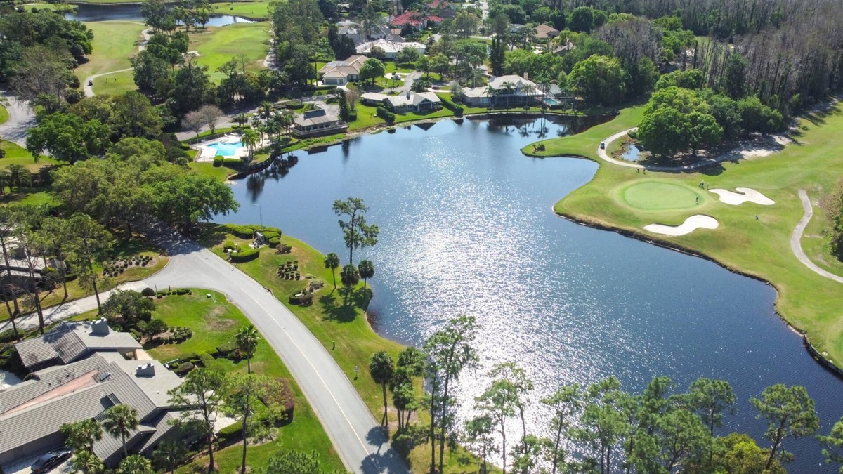 Wesley Chapel Condo | Elegant 2BR Golf View Condo w/Upgraded Kitchen, Patio & King Suite – Relax & Enjoy the Scenery!