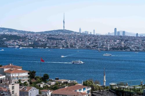 Cihangir Apartment | Elegant 2BR Haven with Magnificent Bosphorus View