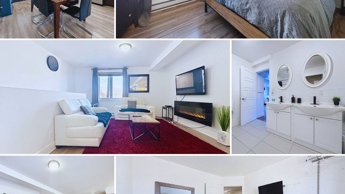 Montreal-Nord Apartment | Elegant & cosy | 4 ½ well-equipped + free parking
