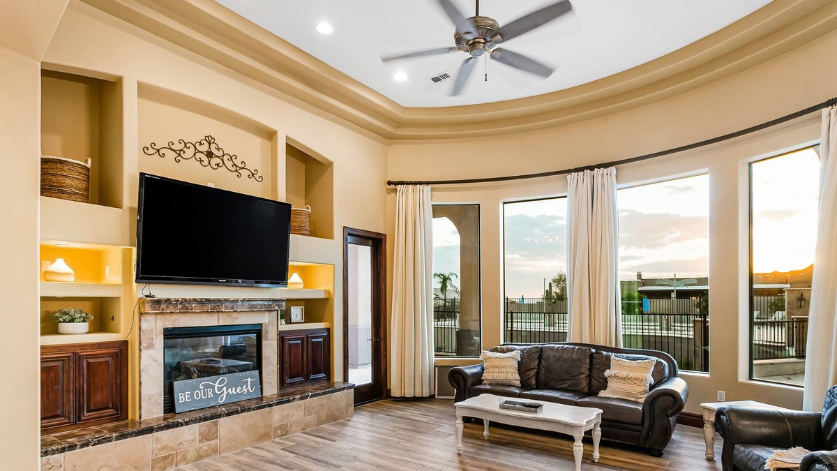 East Mesa House | Elegant, dog-friendly oasis with private pool, putting green & rooftop terrace