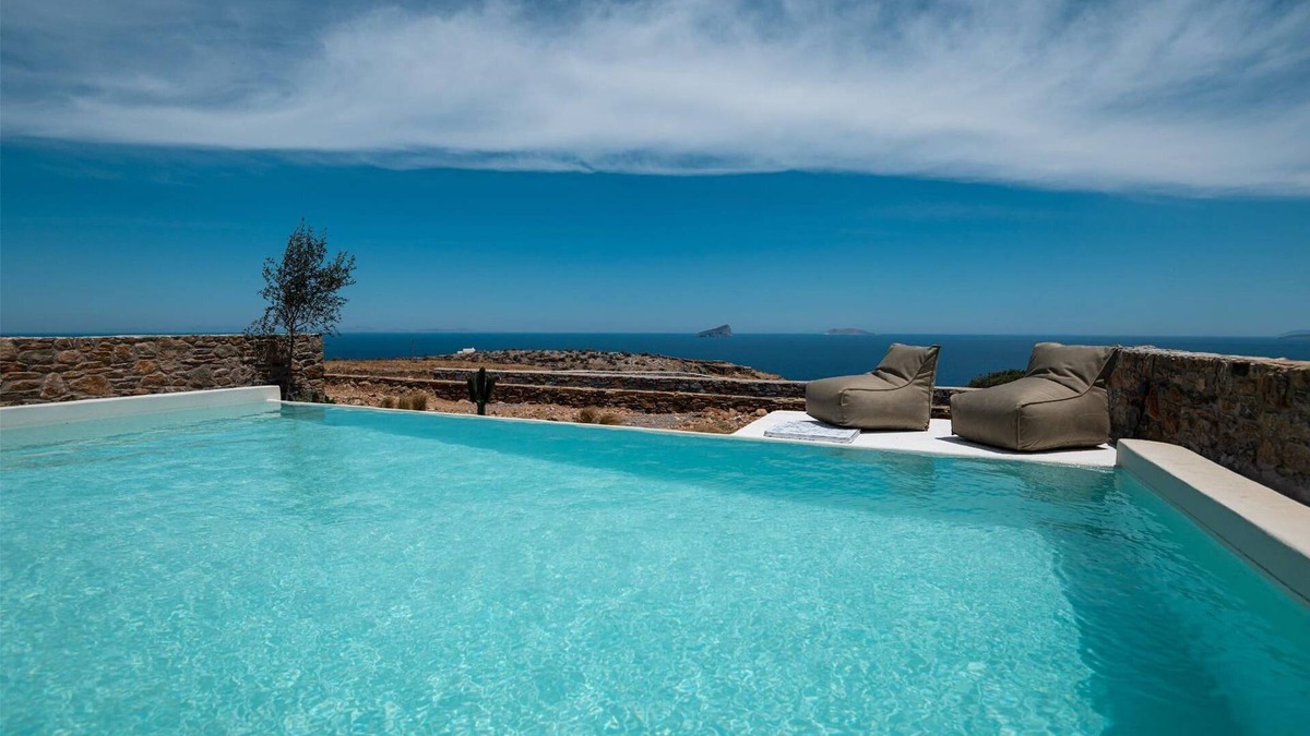 Kithnos Villa | Elegant Kythnos Villa | Villa Orangerie | 4 Bedrooms | Private Terrace with.