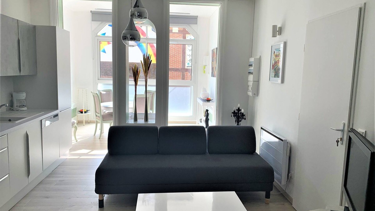 Forges-les-Eaux Apartment | Elegant loft + large patio 800 m from lakes, forest, casino, SPA in NORMANDY