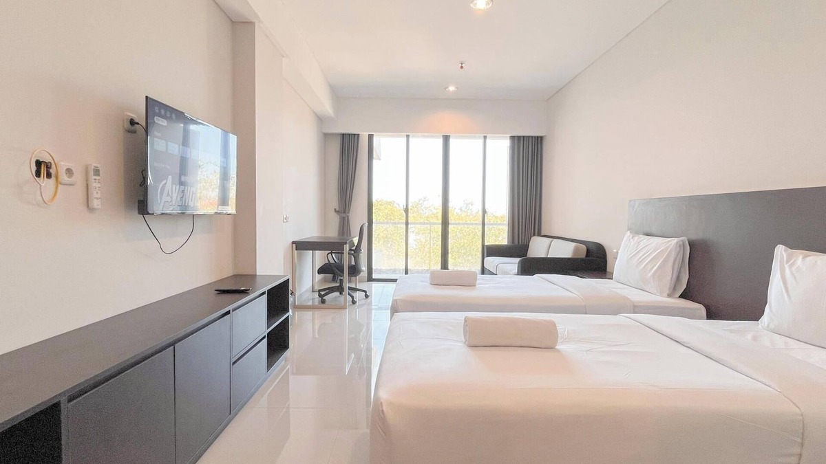 By Pass Ngurah Rai Apartment | Elegant Studio (No Kitchen) Apartment At Skales Residence Nusa Dua Bali
