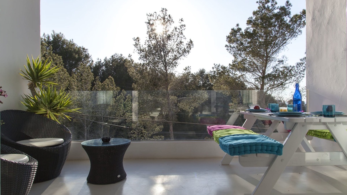 Cala Vadella Apartment | Elegant, vistamar, sunset, beach walk .