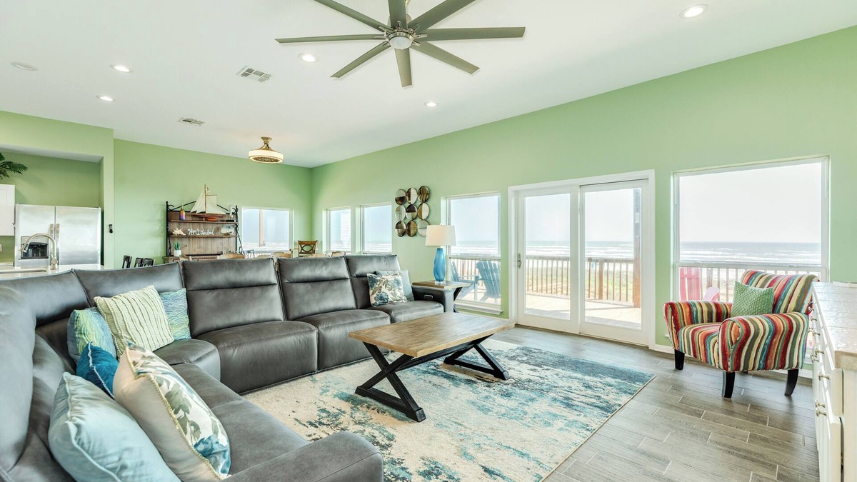 Miramar House | Elevator, 2 Decks, Gulf Views all Bedrooms & More - Private Beachfront Home