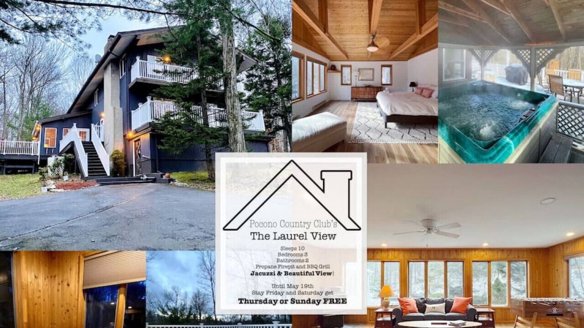 Tobyhanna House | Elevator - Hot Tub - Kid & Pet Friendly - 4BR 2BA