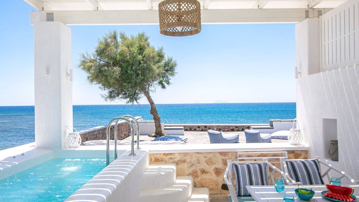 Exomytis Villa | Elite Santorini Villa | Aegean Melody Suites | 2 Bedroom | Heated Outdoor.