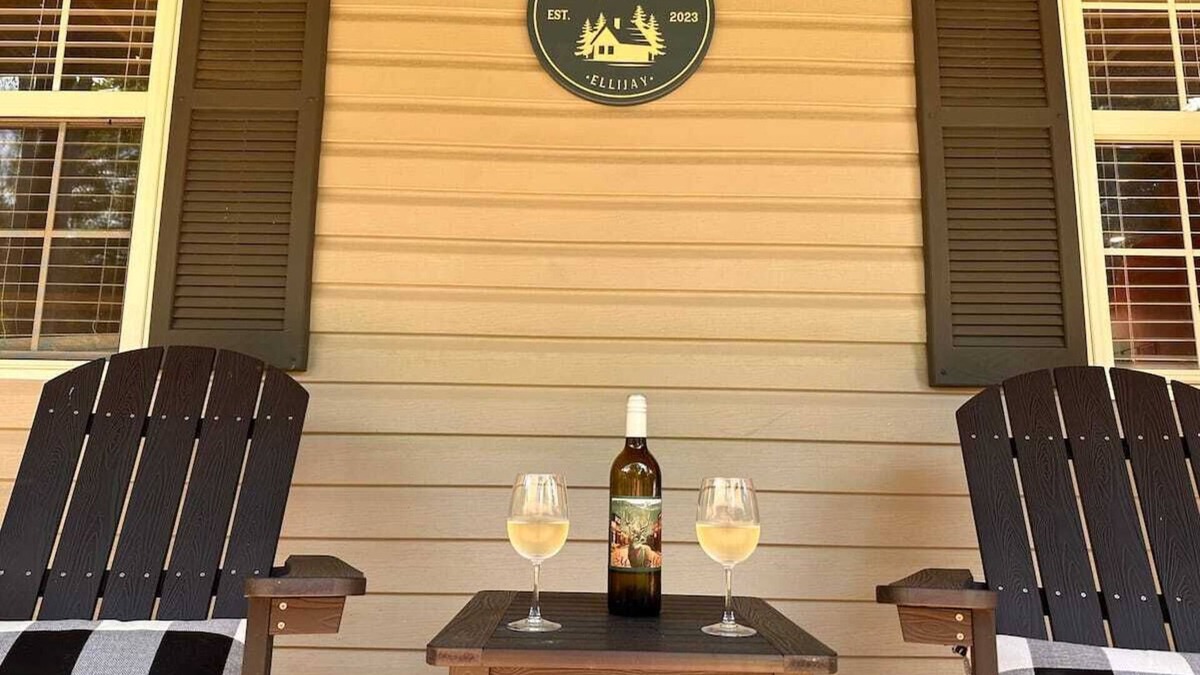 Ellijay House | Ellijay Mountain Escape with Private Pool, Fire Pit, & BBQ!