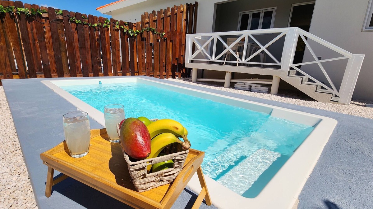 Fontein Apartment | Emerald Villa Curacao: Private Pool & Fully Equipped Beach Escape!