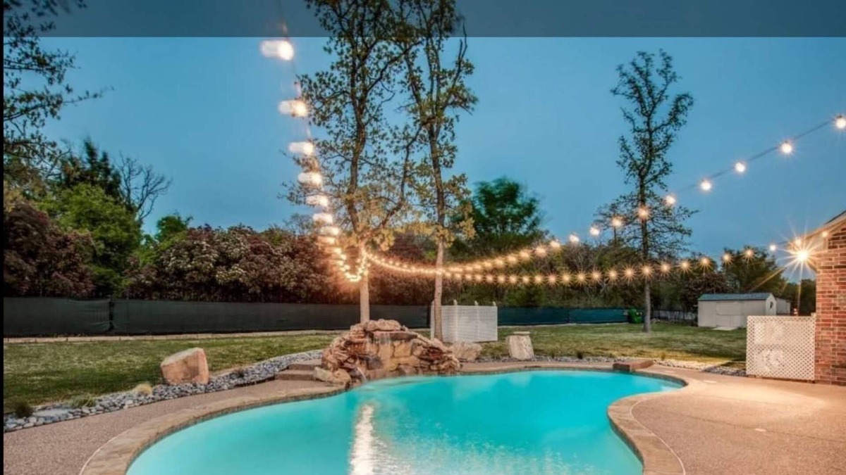 Burleson House | Enchanted 1-Acre 5bd Home with Private Pool, Gated Community