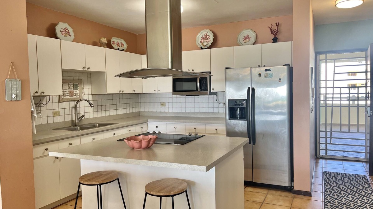 Isabela Condo | Enchanting 3 bedroom Family Size Beach gated condo steps to beach Isabela