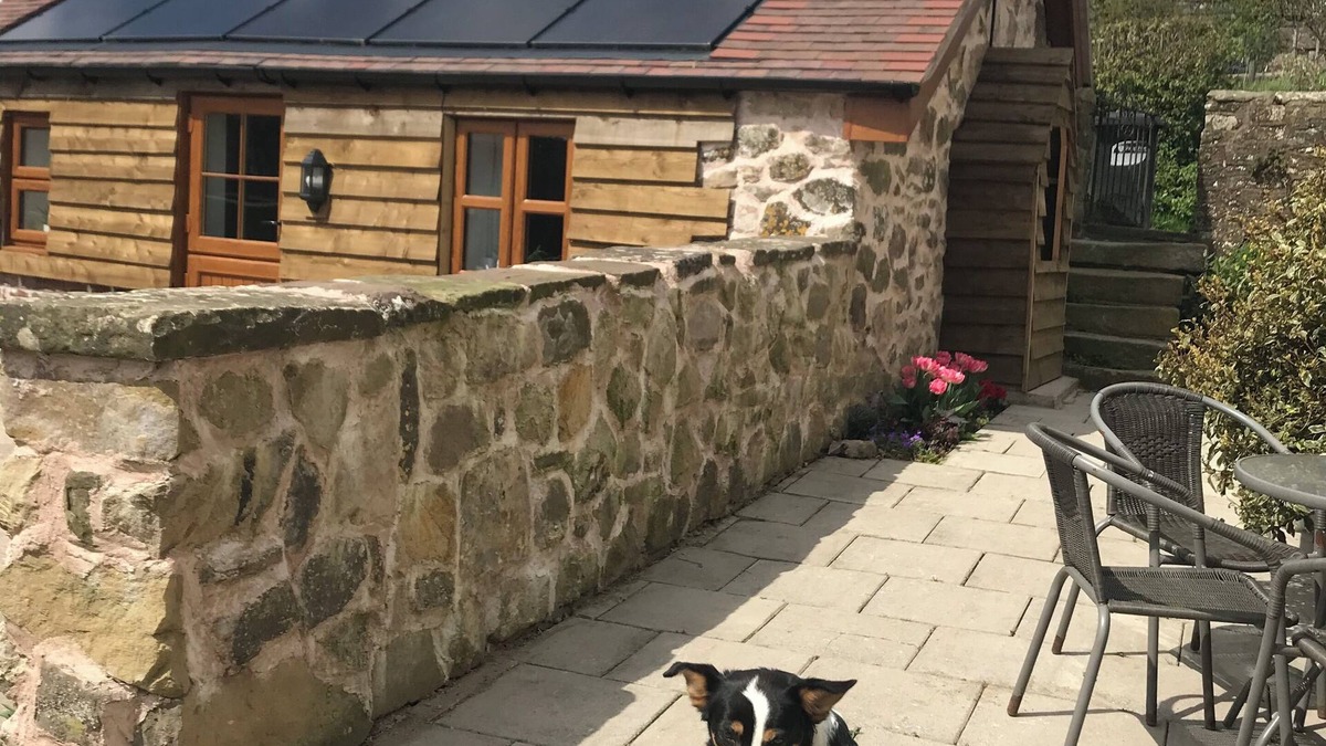 Wall-under-heywood House | Enchmarsh Farm Byre is surrounded by beautiful countryside on our working farm.