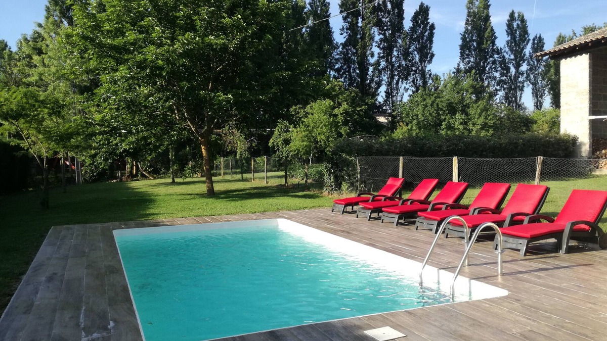 Tayac House | Enclosed air-conditioned house near St Emilion with garden and private pool