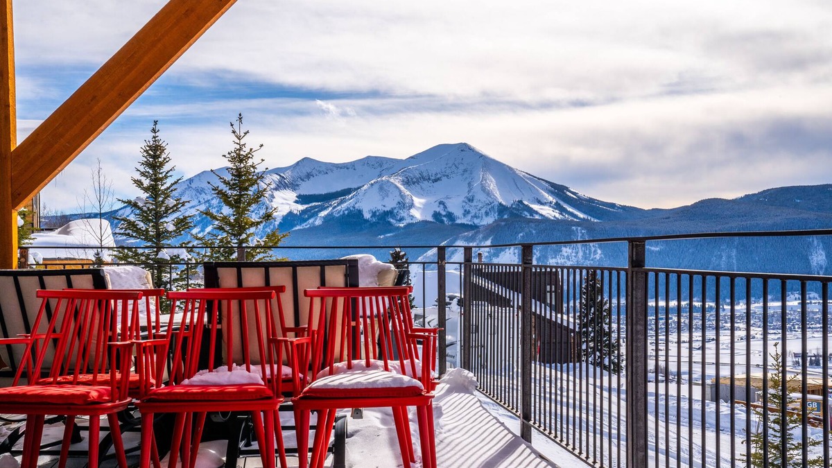 Crested Butte Ski Chalet | Endless views - modern luxury family retreat with hot tub and private backyard.