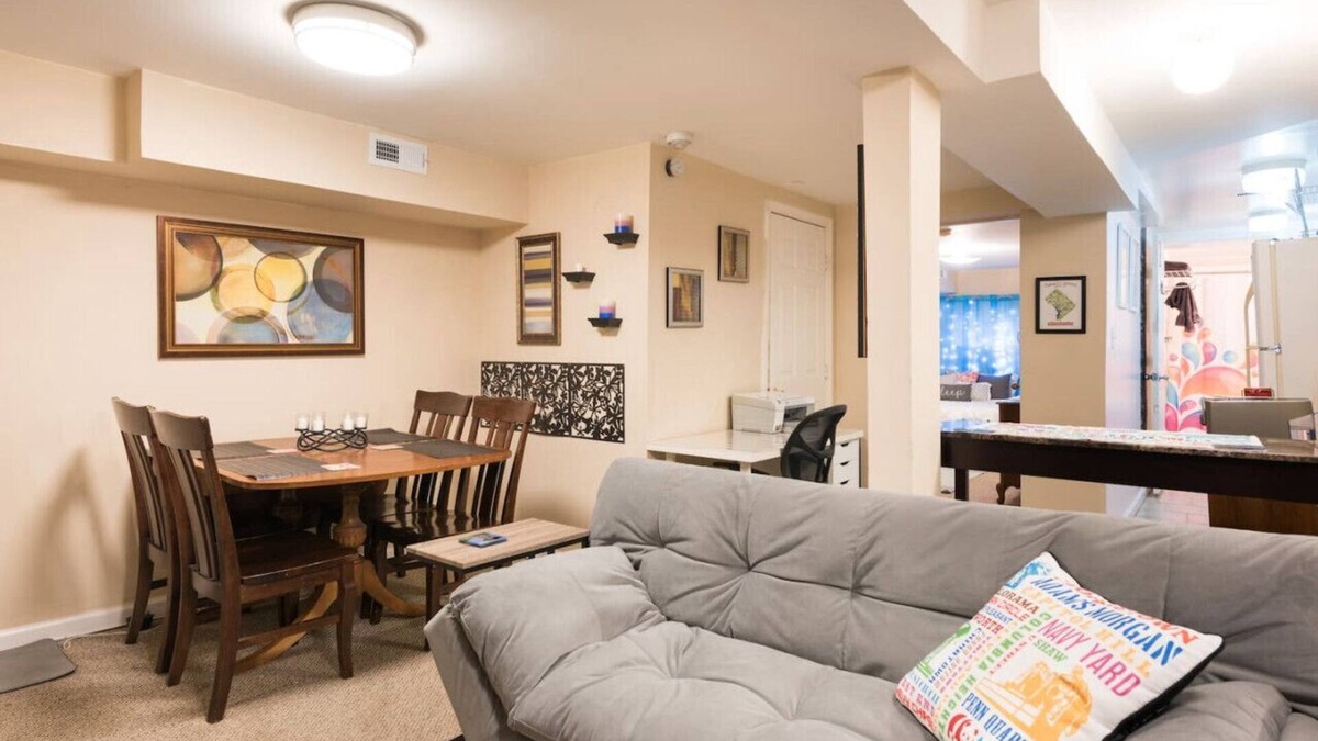 Trinidad Apartment | English Basement Apt in a Classic DC Neighborhood