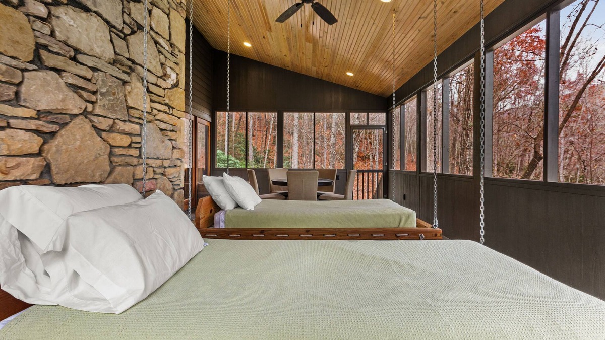Fairview House | Enjoy a breakfast of fresh eggs by a private waterfall!