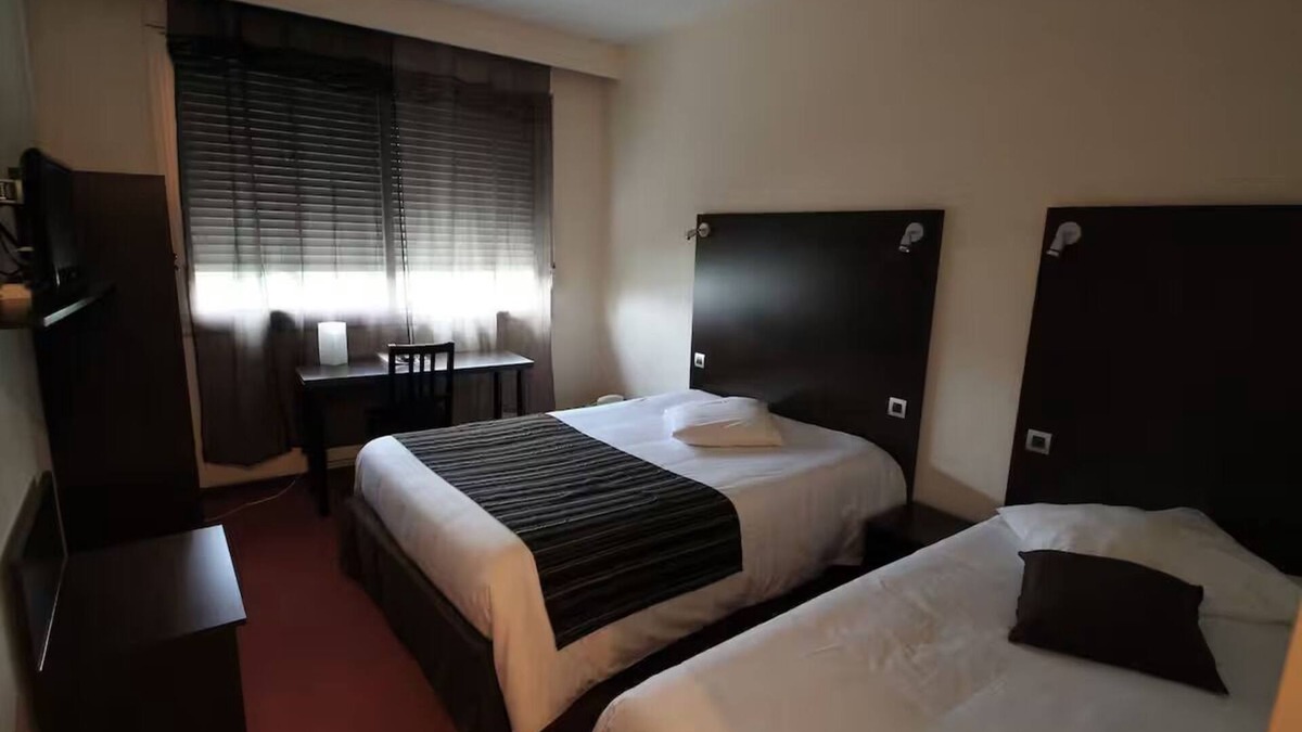 Saint-Priest Hotel | Enjoy a Peaceful Stay in Lyon with Comfortable Bedding and Amenities