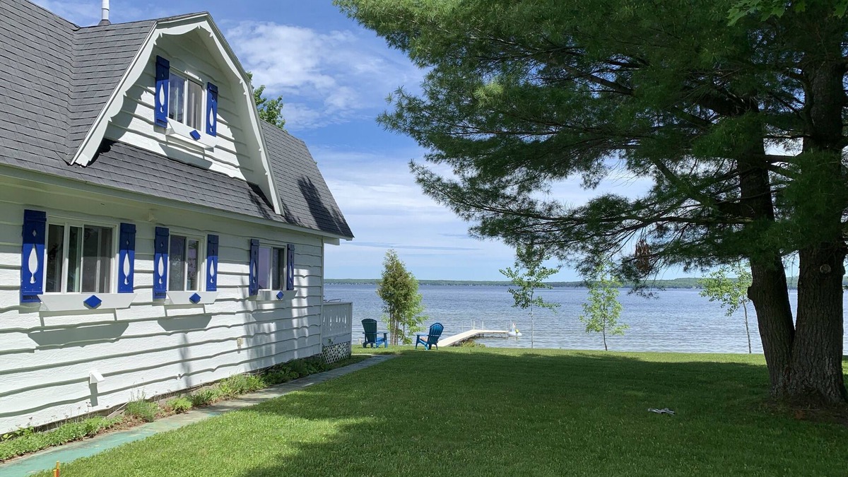 Burt Lake Ski Chalet | Enjoy all four seasons at the Swiss Chalet located on the shore of Burt Lake.