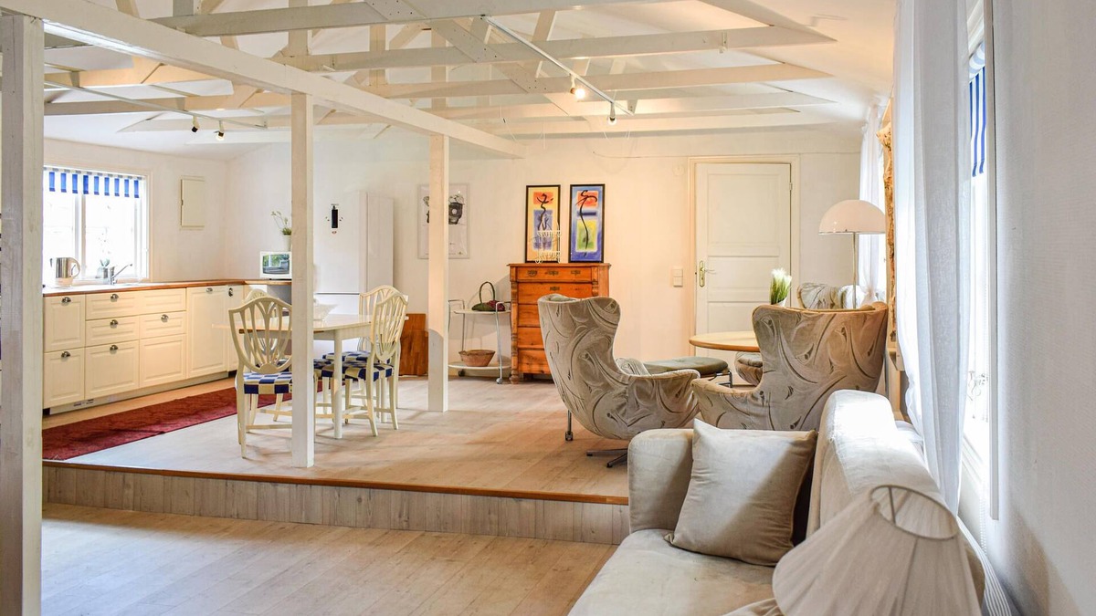 Hjorted House | Enjoy an unforgettable stay in this inviting vacation home with some sea view.