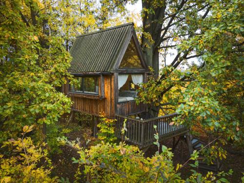 Jablonne v Podjestedi House | ENJOY COZY Tree House Hills Forest Gardens Beautiful Views Sauna Hotbath