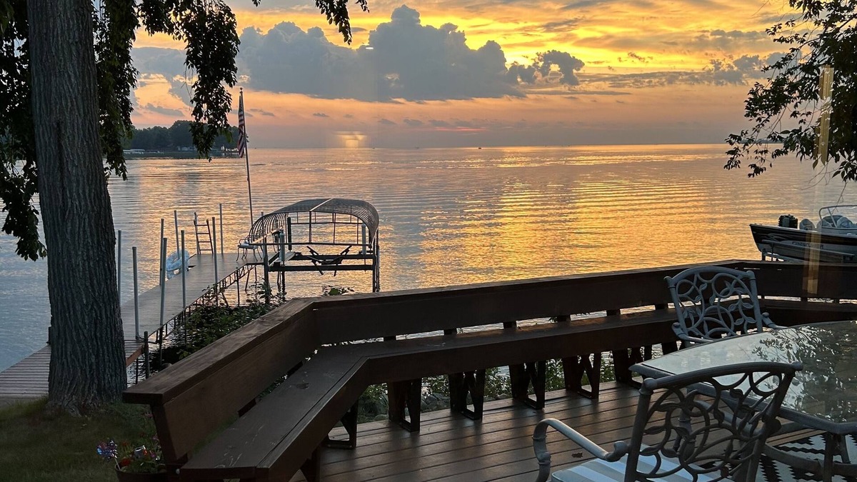 Isle Cabin | Enjoy Great Fall Fishing and ATV riding at the lake with amazing sunsets!