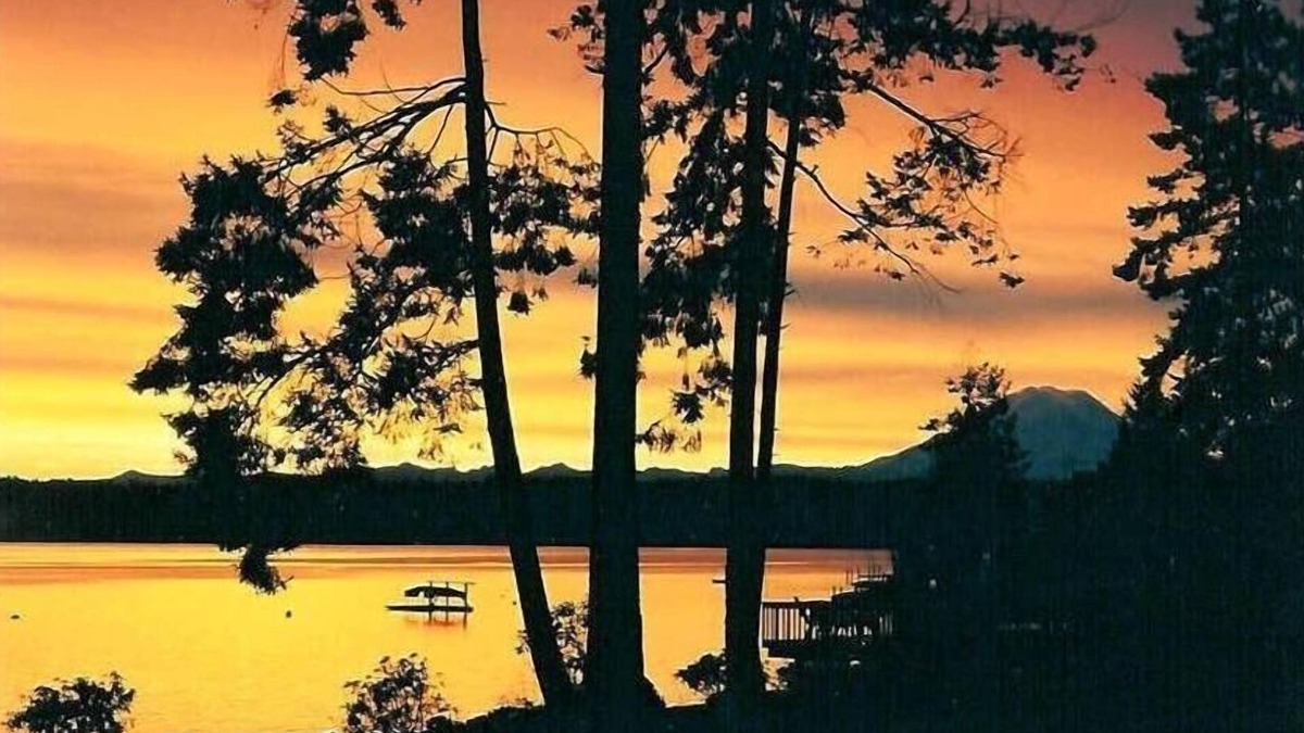 Fox Island Cottage | enjoy island living on a sandy Puget Sound beach with a view of Mt. Rainier