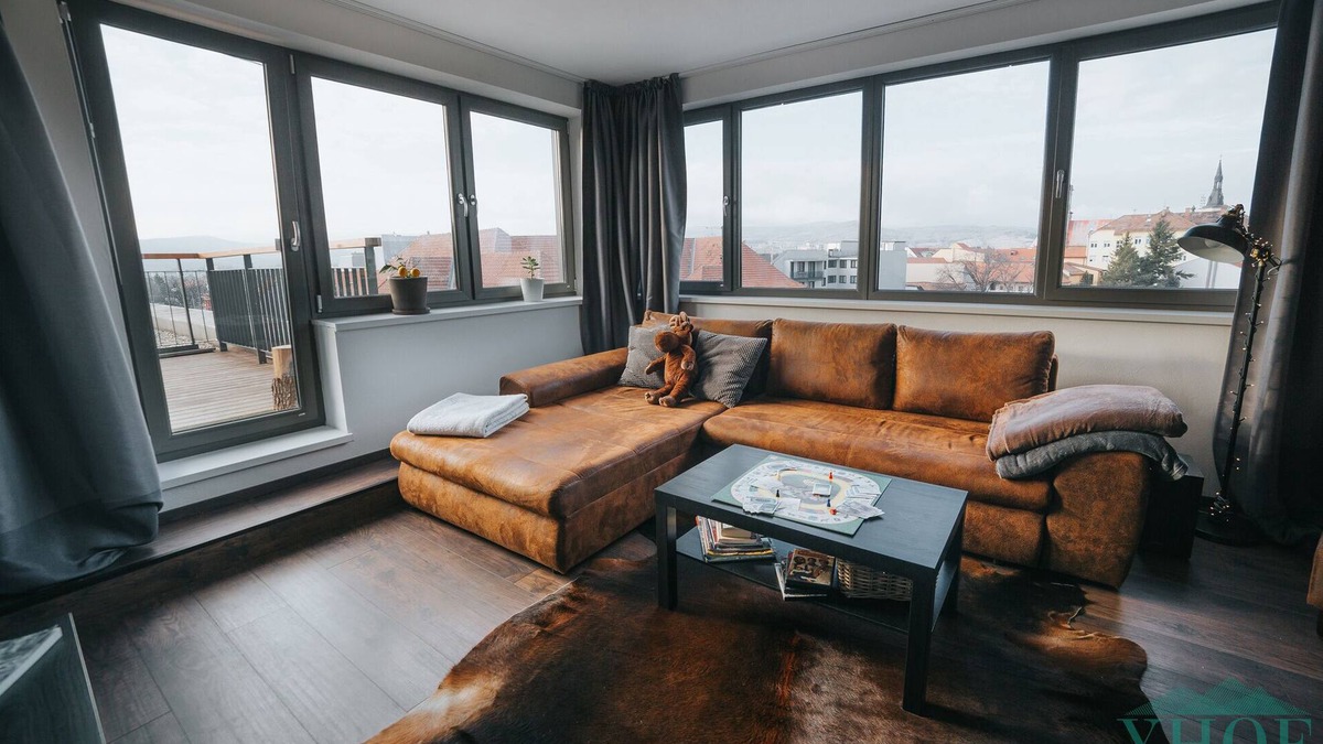 Pezinok Apartment | Enjoy panoramic view of The Little Carpathian