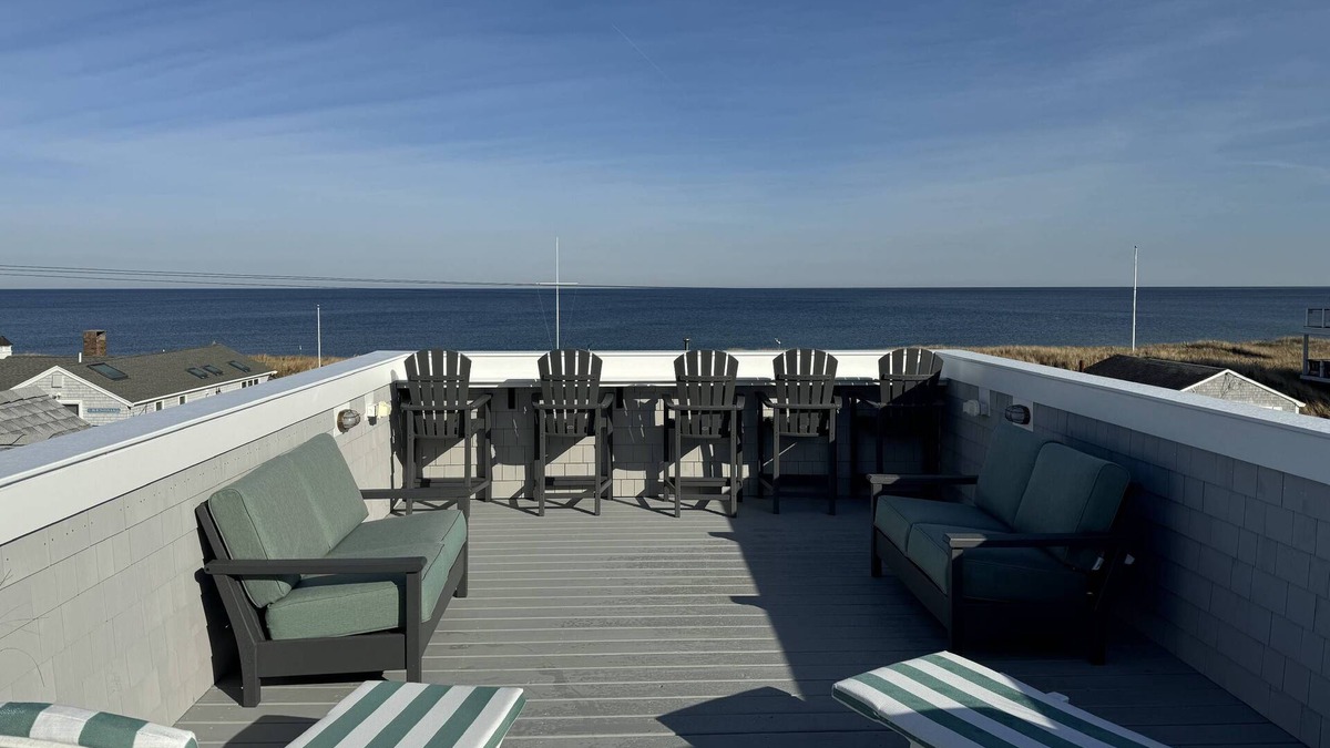 Sagamore Beach House | Enjoy stunning views in huge Sagamore Beach house with roof deck - perfect for the whole family!