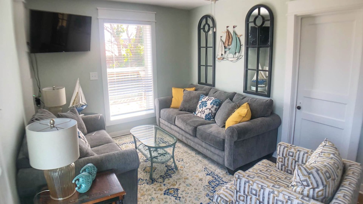 Port St. Joe Cottage | Enjoy sunrise and sunsets on the huge deck and covered bar!