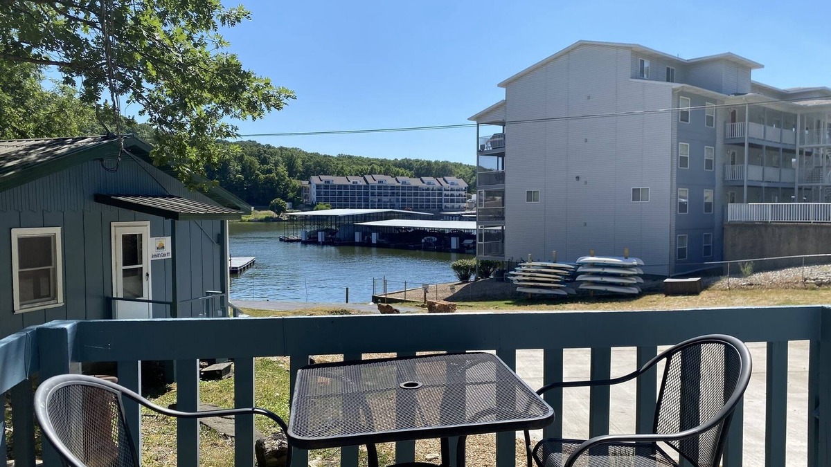Camdenton Cabin | Enjoy the Quiet Side of the Lake With Resort Amenities + Pool. Pet friendly!