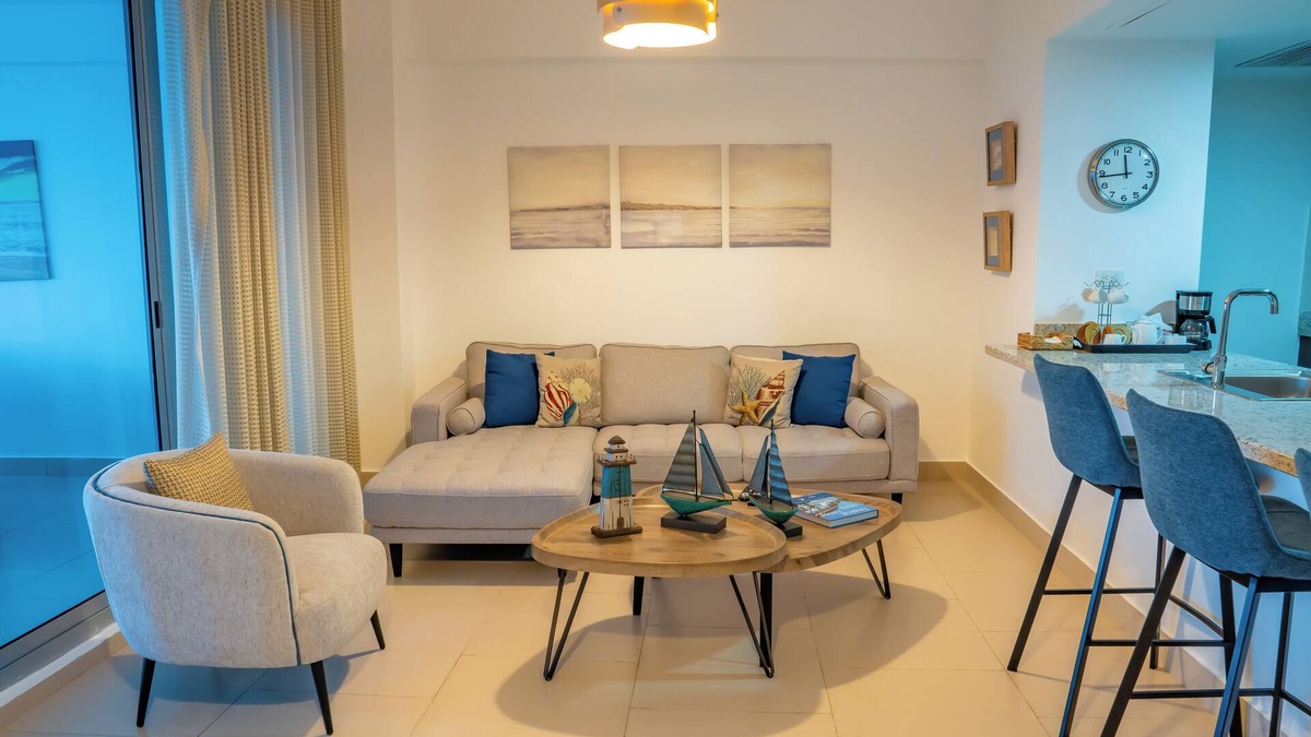 Juan Dolio - El Pueblo Apartment | Enjoy the Wonderful Ocean & Pool View from This 2BDR Apartment in Juan Dolio