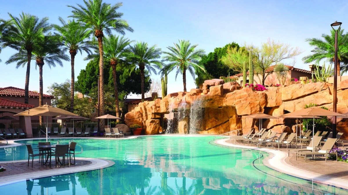 North Scottsdale Apartment | Enjoy two outdoor pools in this resort setting 1BD resort condo