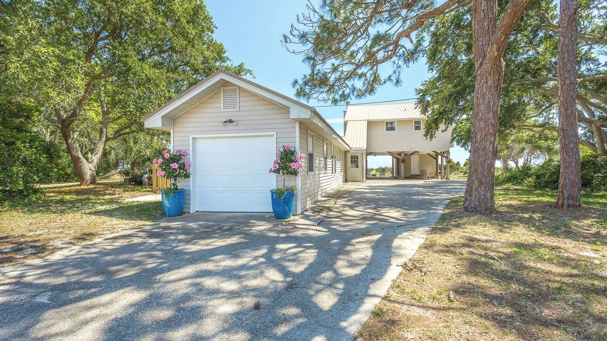 Alligator Point House | Enjoy Unbeatable Sunsets at this Gulf Getaway, 4 Bedroom House on a large beach lot with fire pit!