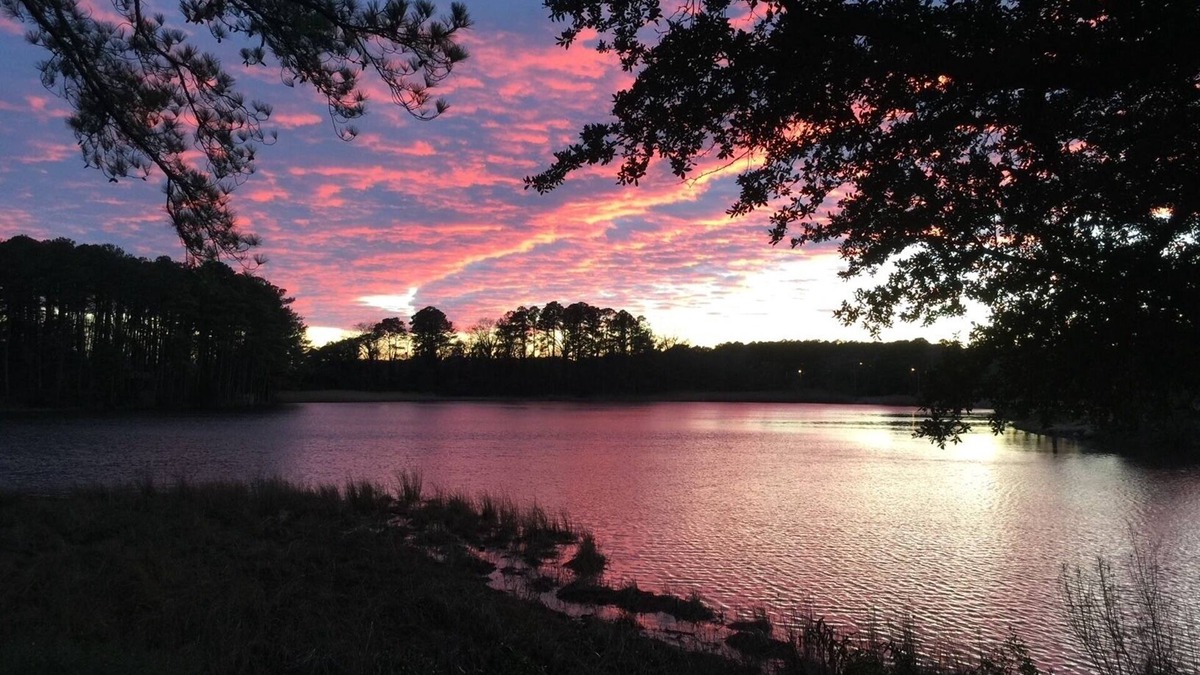 Norfolk House | Enjoys Sunsets on the Creek from our Vintage Cottage tucked away near BAY & Base