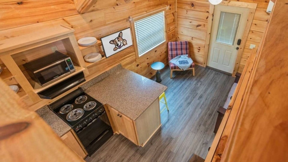 Bryan Cabin | Ensuring a Very Comfortable & Memorable Stay! Full Kitchen, Pool, Pets Allowed