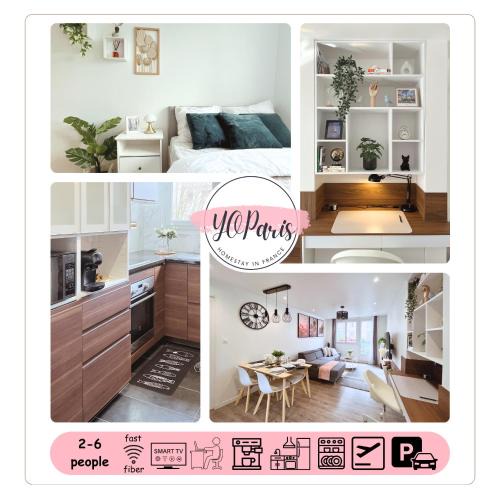 Bourg-la-Reine Apartment | Entire 60m2 apartment - Close to Paris - Parking - Kitchen - 2min RERB - Olympic'24