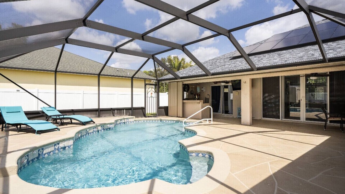 Port Saint Lucie House | Entire home with pool for long and short stay. Fun for everyone.