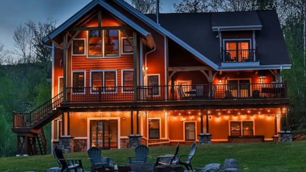 Windham Ski Chalet | Entire lodge in Windham, New York on 12 acres and bordering a state park