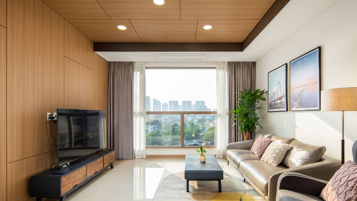 Bac Tu Liem Apartment | Entire spacious city-view apartment surrounded by local amenities.
