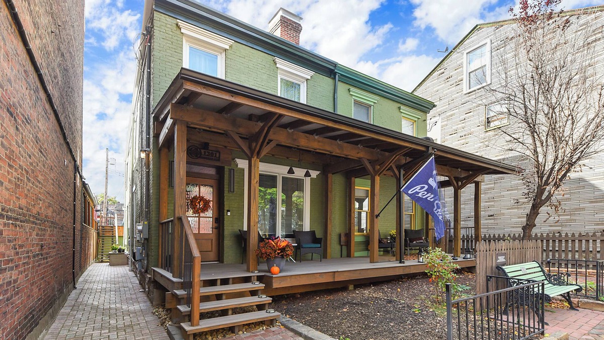 Central Northside Apartment | Entire Unit w/Organic Natural Stone Walls, Stadium Views & Parking